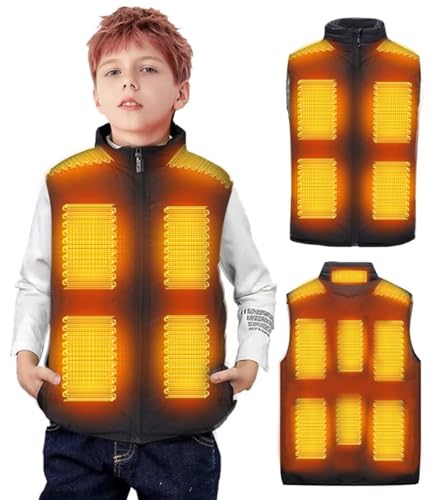 Heated Vest Heated Jacket for Boys Girls,Youth Kids Jackets Vest,Winter Coats,Heated Clothing[Battery Not Included]
