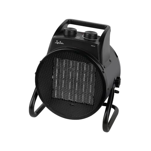JATA JCTC3230 - Calefactor Ceramico bajo consumo con 2 potencias de calor (1500-3000 W) y ventilador. Muy rápido. Gran rendimiento. Máxima seguridad