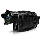 Cree unas gafas de visión más lejanas / claras. LED infrarrojo de 3 W incorporado, iluminador de 850 nm que le permite observar el objetivo en completa oscuridad y dentro de un rango de hasta 300 m. Puedes usarlo con IR para apagar el color durante el día. En la oscuridad, cuanto más alto se ajusta el nivel de luz infrarroja, más lejos y más clara es la distancia de observación, y se pueden ajustar 7 niveles de infrarrojos de acuerdo con la luz a