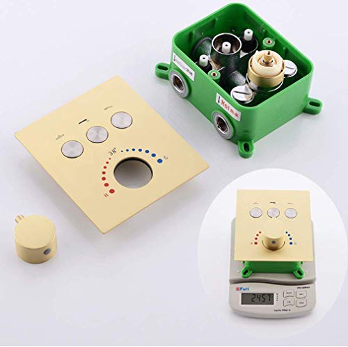 Ensemble de douche thermostatique résistant au calcaire avec 4 jets - 5