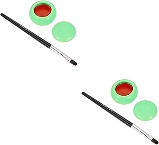 Beavorty Batom Hidratante 2 Peças Batom Blush Para Os Olhos Para Os Olhos Blush Para Bochecha Blush Multifuncional Para Os Olhos Blush Para O Rosto Blush Saudável Sombra