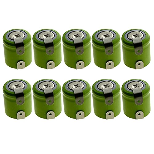 10x Exell 1/3AA Size 1.2V 300mAh NiMH Rechargeable Batteries w/Tabs use with Electric Razors toothbrushes high Power Static Applications (Telecoms UPS & Smart Grid) Electric Tools Electric mopeds