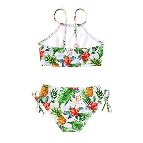 QPANCY Girls Swimsuit 2-Piece Bathing Suit Bikini Swimwear with Adjustable Strap2