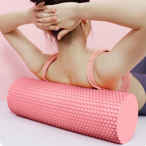 Rodillo de espuma sólida de alta densidad para masaje muscular profundo - Columna premium para yoga y fisioterapia - Herramienta portátil para tonificación corporal, fitness y recuperación miniatura 4