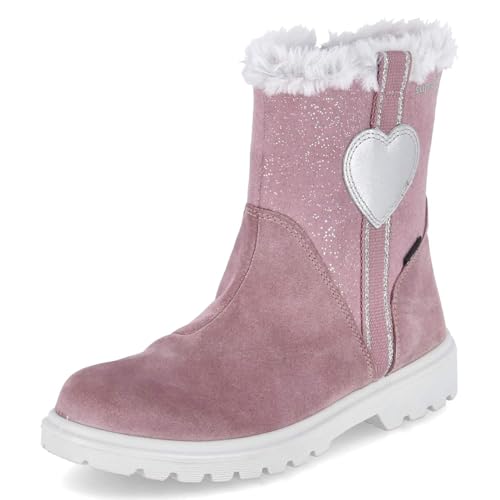 Girls Pink Winter Ankle Boots2