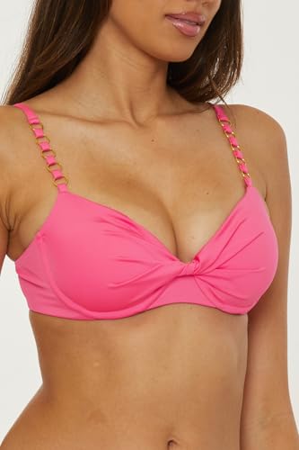 Trina Turk Women's Monaco Twist Underwire Bikini Top, Adjustable, Tie Back, Swimwear Separates2