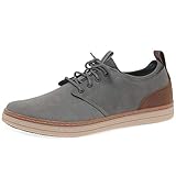 Skechers Heston-Rogic, Zapatos de Cordones Oxford Hombre, Gris (GRY Gray Leather), 41.5 EU