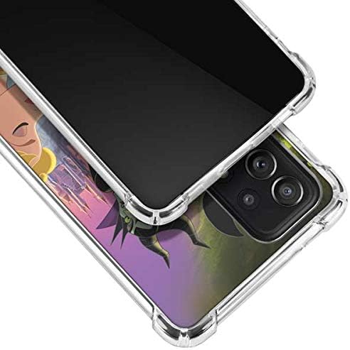 Skinit Clear Phone Case Compatible with Galaxy A52 5G - Officially Licensed Disney Villains Sleeping Beauty and Maleficent Art Design