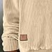 Womens Corduroy Tops Long Sleeve Lightweight Shirts 2026 Spring Fashion Loose Casual Crew Neck Pullover Sweatshirts Beige