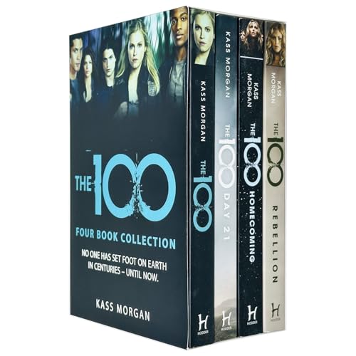  Kass Morgan 100 Series 4 Books Collection Set (The 100, Day 21, Homecoming, Rebellion)