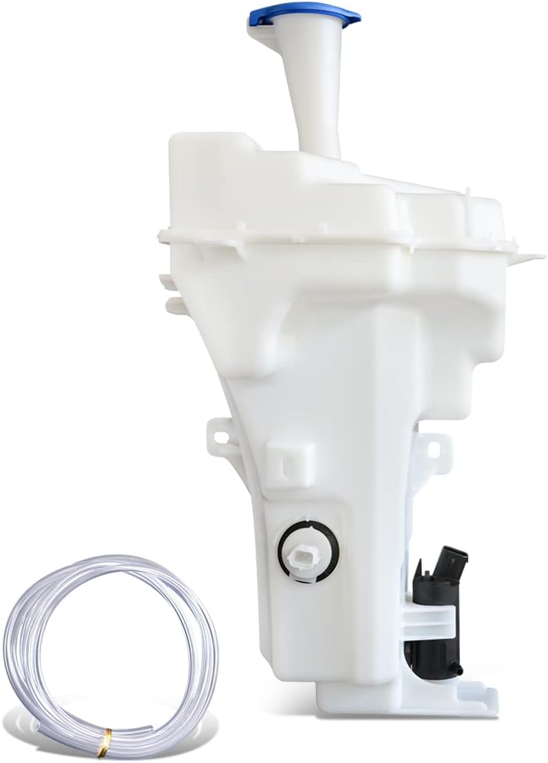 DNA Motoring OEM-WT-KI1288133 Factory Style Car Windshield Washer Fluid Reservoir w/Cap Pump & Sensor Compatible with 2018-2020 Rio Sedan