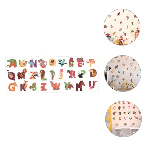Vinilo decorativo de animales y letras en PVC miniatura 7