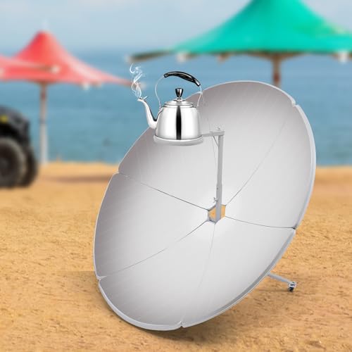 image for LiaoDaza Concentrating Solar Cooker, Portable Solar Oven, Outdoor Camp