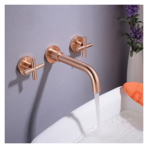 Robinet de lavabo mural 3 trous : la solution anti-calcaire design