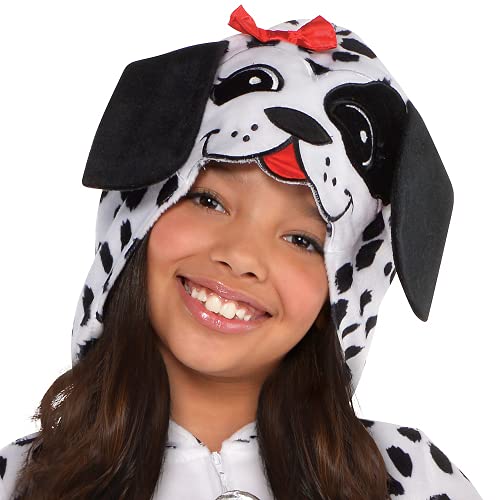 Amscan Dalmatian Dog Hooded Dress Costume - Girl Large 12-14, 1 Pc #TOP1