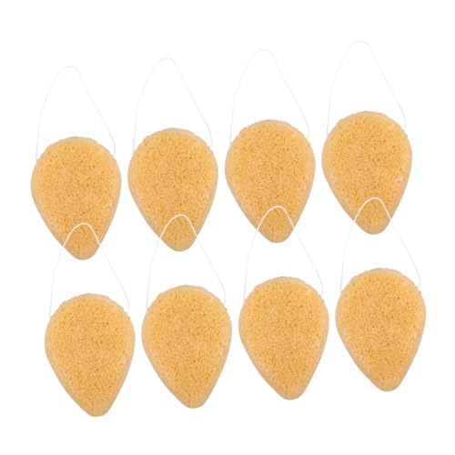 COLLBATH 8 Piezas bocanada de lavado de cara maquilhagem mascara de pestañas removedor de pestañas parches pestañas esponjas faciales exfoliantes soplo esponja de hojaldre bocanada de cara