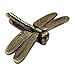 Brass Antique Finish Dragonfly Door Knocker – Unique Decorative Front Door Hardware for Wooden House, Garden, Farmhouse – 6