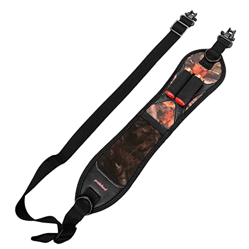 Pridefend Rifle Sling Gun Shoulder Padded Strap Two Point Gun Sling With Swivel,Alloy Length Adjuster Shell Loops All Metal Hardware #TOP6