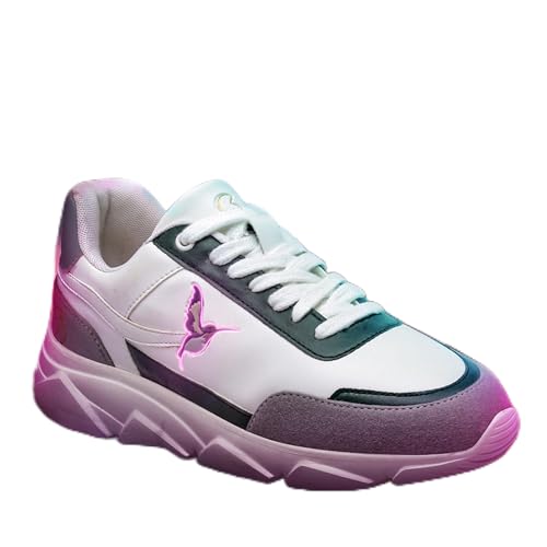 Image of SOLETHREADS Birdie Printed Sneaker for Women| Fashionable |Lightweight| Comfortable | Trendy | Lace-up | Cushioned Insole | Premium Casual Shoes for Women