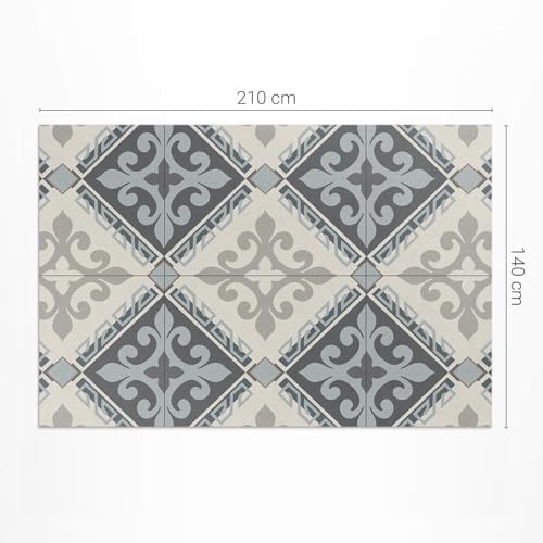 Tapis de sol Floorart Design en vinyle durable motif géométrique - 3