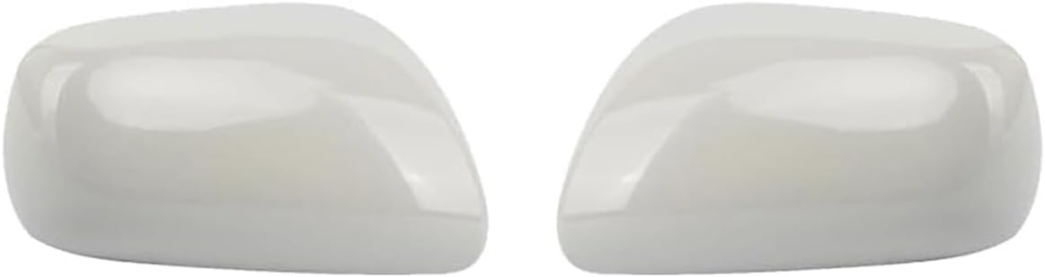 Pair Unpainted Rear View Mirror Cover Cap for Toyota Yaris 2007-2011,for Toyota Prius 2004 2005 2006 2007 2008 2009 Left Driver & Right Passenger Side new Rearview cap (Unpainted)