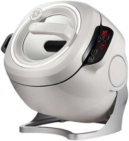6L Automatic Cooking Robot with Smart Touch Panel, 360° Rotation, 3D All-Round Heating, One-Button Start, for Home and Restaurant