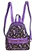 FUN.COM Mini Dark Crystal Backpack | All-Over Print Faux Leather Adjustable Fashion Bag