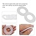 5PCS Seal Washer Toilet Tank Fitting Drain Valve Stop Silicone Gasket For Flush Valve Seal Washer Diaphragm