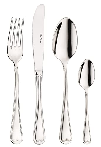 Pintinox set 24 posate Cannes, Acciaio Inox 18/10, servizio per 6 persone