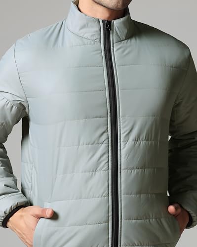 Image of TAGAS JACKET|mans Winter Puffer Jacket| Men's Solid Black Quilted Puffer Jackets | Lightweight Warm Winter Wear | Full Sleeve Front Zip Closure | Casual Outdoor Travel Jacket for Men