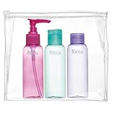 Conjunto De Viagem, Ricca, Azul/ Rosa/Lilás
