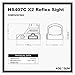 HOLOSUN HS407C X2 Red 2 MOA Dot Open Reflex Sight - Durable Shake-Awake Solar Failsafe Parallax-Free Aluminum Pistol Sight for Full-Sized Handguns