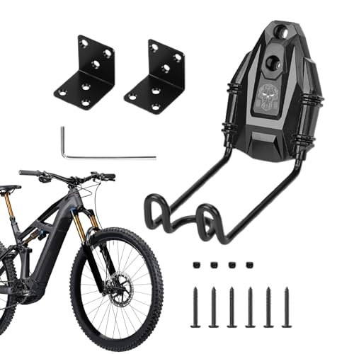 Support mural pour vélo pour le rangement | Suspension intérieure de vélo pour le rangement – Présentoir de vélo – Pour garage, atelier, studio,...