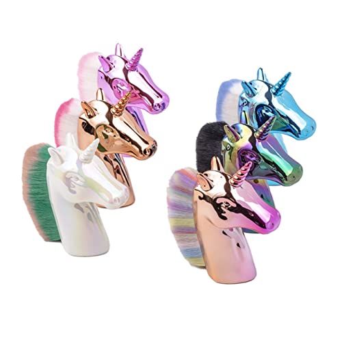 PAMINGONO Einhorn Make-up Pinsel Mit Goldenem Griff Und Rosa Borsten Professioneller Kosmetik-puder Foundation-pinsel Für Frauen Und Mädchen Für Täglichen Gebrauch Und Besondere Anlässe PAMINGONO Einhorn Make-up Pinsel Mit Goldenem Griff Und Rosa Borsten Professioneller Kosmetik-puder Foundation-pinsel Für Frauen Und Mädchen Für Täglichen Gebrauch Und Besondere Anlässe