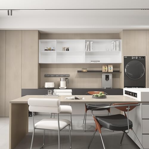 Extra Wide 48"x354" Thicken Off White Wood Grain Peel and Stick Wallpaper Wood Vinyl Waterproof Self Adhesive Ash Textured Wood Contact Paper for Furniture Walls Air Guide Slot Design Wood Wall Paper by Boobest - Image 8