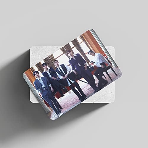 Kpop Group MONSTA X Photo Cards 55Pcs MONSTA X 2022 Lomo Cards MONSTA X Shape of Love Album Cards Pack MONSTA X Merch Photocard Set Fans Gift