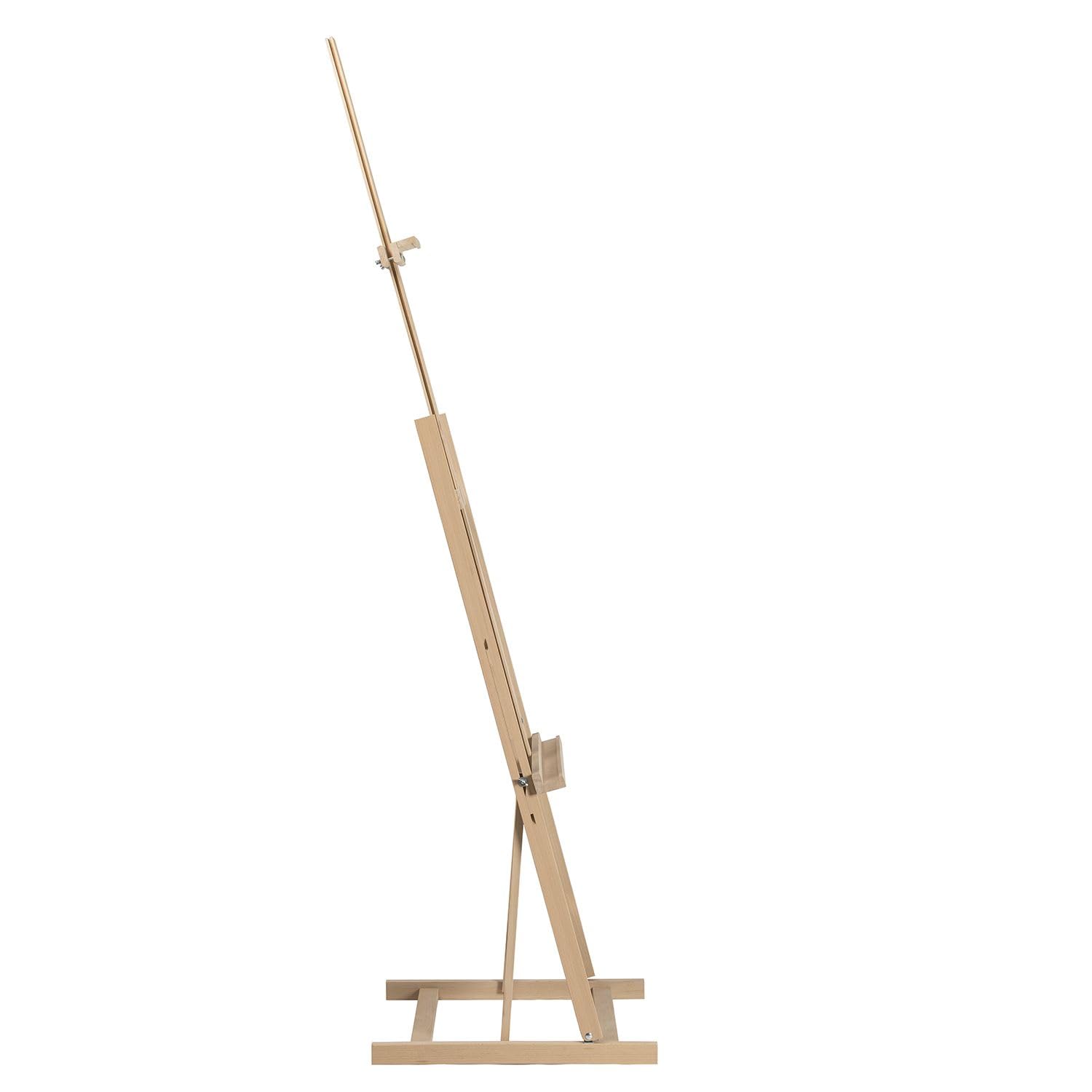 Cavalletto grande in legno con angolo di inclinazione regolabile, 170/230 cm