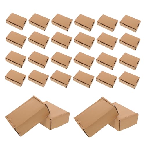 Mini-boîtes rangement rectangulaires plastique transparent, emballage cadeaux artisanaux 30x