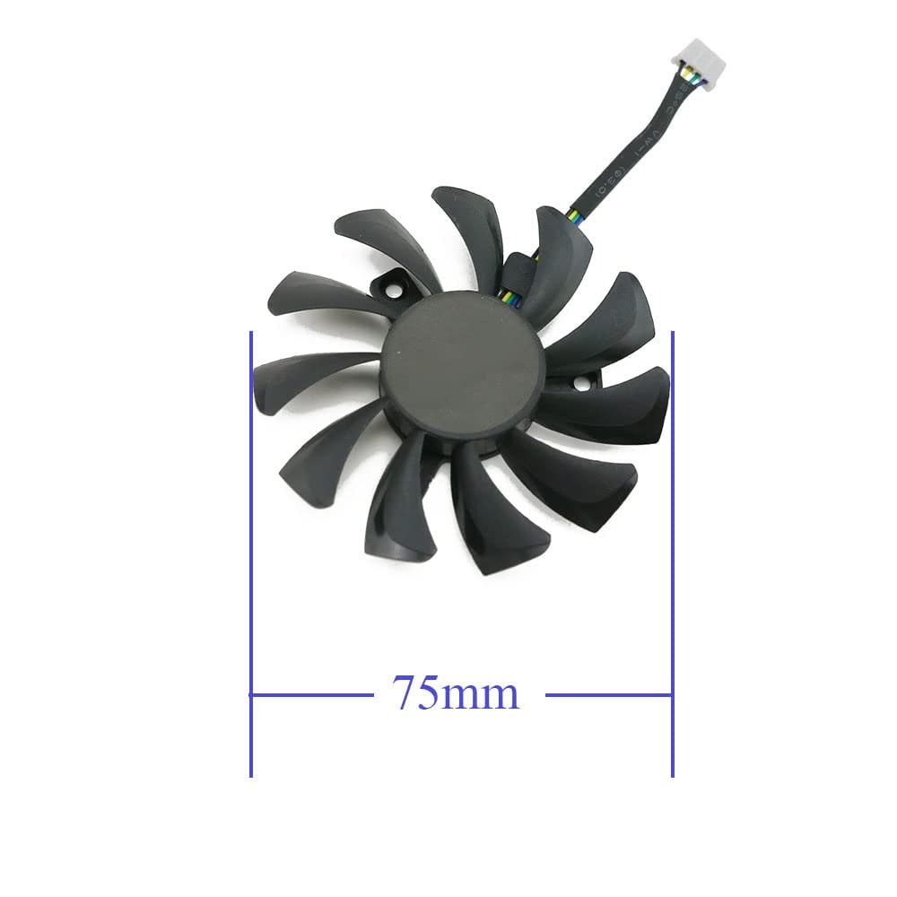 GA81S2U Ventilateur de refroidissement pour carte graphique GPU GTX970 75 mm pour ZOTAC GeForce GTX 970