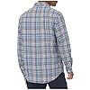 Men’s Flannel Shirt Long Sleeve Regular Fit Cotton Lumberjack Shirt with Pockets Button Down Tee Shirt Classic Checked Shirts Soft Comfortable Plus Size Plaid Shirts for Everyday Wear Blue #1