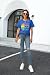 Celebrate Minds of All Kinds Shirt Women Autism Awareness Shirt Teacher Neurodiversity Short Sleeve Tee Top Blue
