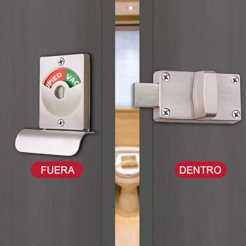 Pasador para puerta de baño 3 Imagen adicional