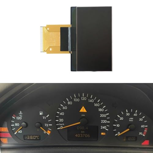 Pantalla para Coche Clase E W210 CLK-Class W208 de Visualización Digital 3