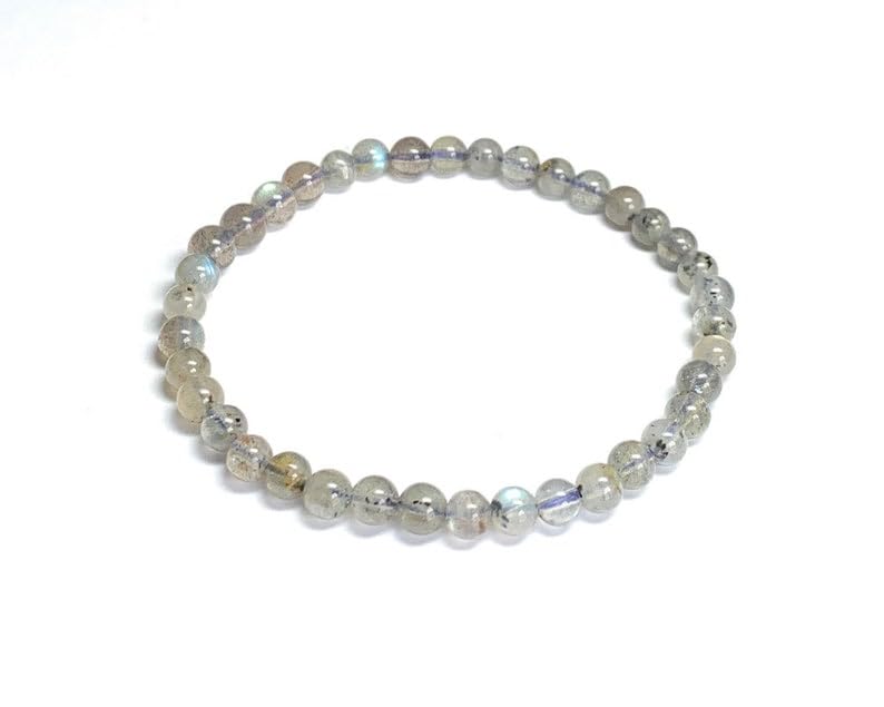 Bracelet labradorite porte-bonheur mixte pour offrir en cadeau de 17cm