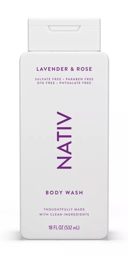 New Limited Edition Collection Body Wash By Nativee - (1) bottle 18 FL OZ (Vanilla & Sandalwood)