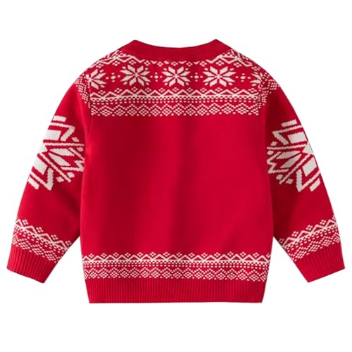 Image of Ugly Christmas Sweater for Girls Funny Xmas Knit Pullover Shirts Kids Child Holiday Jumper Tops Outfit 2-14 Years