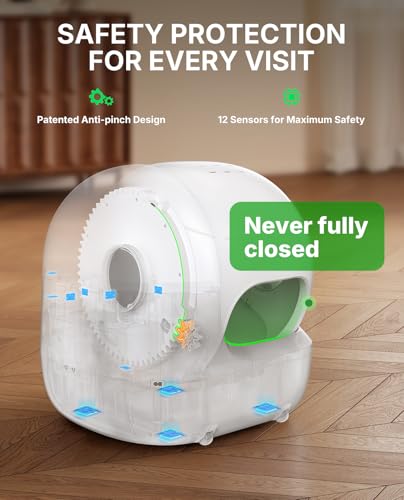 Image of PETKIT Purobot Max Pro 2 Cat's Facial Recognition AI-Camera Automatic Cat Litter Box, Extra Large Opening 210 Wide Angle, 5G WiFi App Control Self Cleaning Litter Box, Odor-Free & Integration Safety