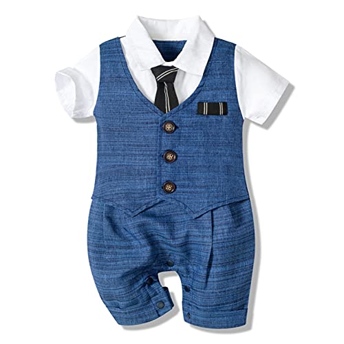 Macacão formal meninos bebê cavalheiro roupas infantis botão macacão meninos roupas e conjunto bebê