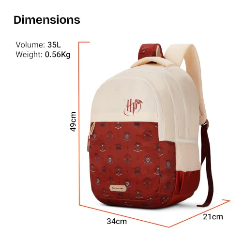 Image of Nasher Miles x Harry Potter Backpack | Polyester Laptop Backpack 35L | Ideal for School, College, Office & Travel | Men, Women, Boys, Girls