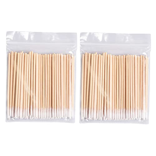 FOMIYES 1000pcs Makeup Cotton Swabs Cotton Buds Eyelash Cleaning Rods for Daily Use Travel Beauty Shop